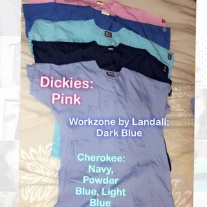 Lot of scrub tops. Size small